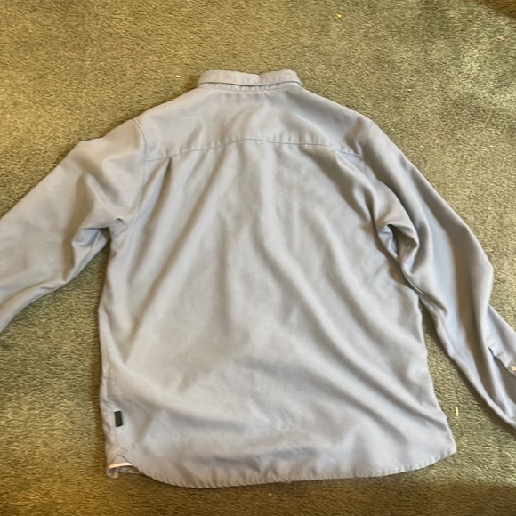 The North Face XL Light Blue Dress Shirt w/Pocket - Picture 4 of 4